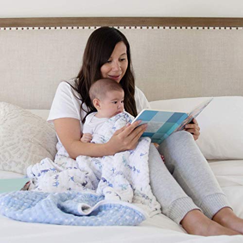 Image of aden + anais 100% Cotton Muslin Baby Blanket Crib Bedding for Newborn Baby and Toddler, Nursery Blanket for Boys and Girls, Baby Registry and Shower Gift - Rising Star