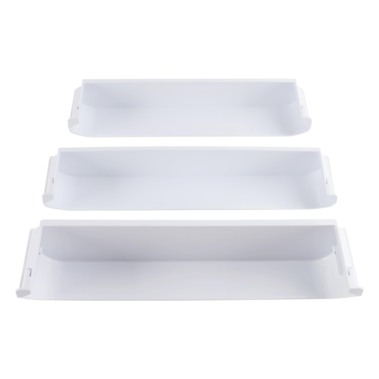 Türfach Set Ersatz für Dometic RM2652 RM2553 RM2852 RM4873 Kühlschrank – 3er-Set Kühlschrank Türablage & Gefrierfach Regal Weiß Robustes Kunststoff Türfach Kit Kompatibel mit DM2652 RGE400 RM1282
