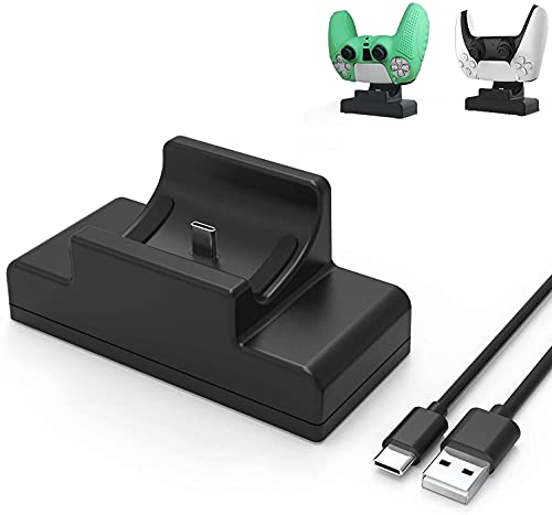 Daugee Station de charge PS5 permettant d'utiliser la télécommande pour charger rapidement Cover