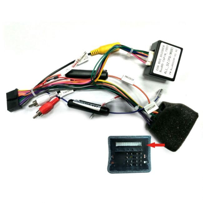 Joying for VW Special Wiring Cable Android Car Stereo Harness with Canbus Decoder - (Color Name: Harness)