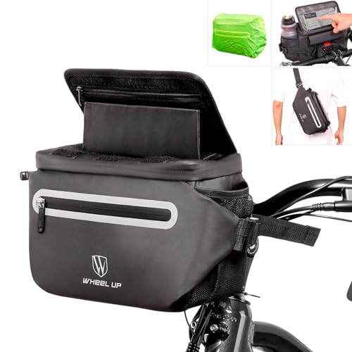 Sac De Guidon étanche 3L Pour Scooter électrique Et Vélo - DRELD - Rangement Téléphone, Clés, Portefeuille