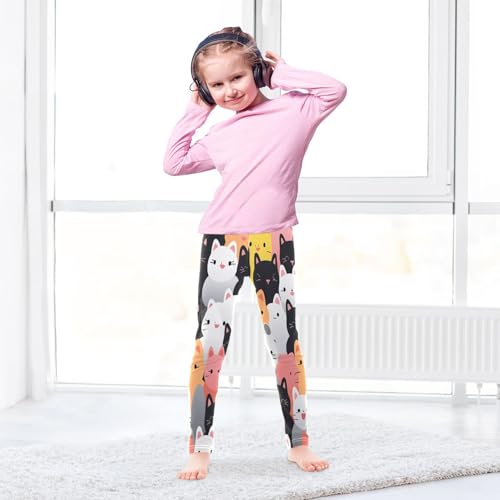 Toddler Girls Leggings Printed Yoga Pants Leggings Cat One for Kids4