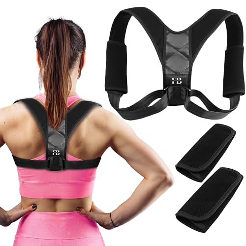FrenchBack Correcteur de Posture Ajustable – Redresseur de...