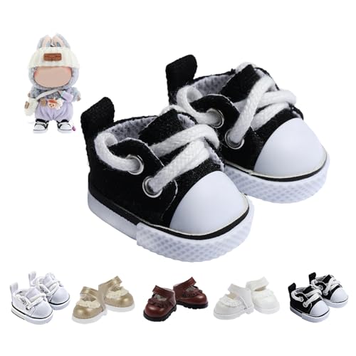 Ciunura Premium Doll Shoes for Lububu Cute Doll Shoes for 4-7in Dolls