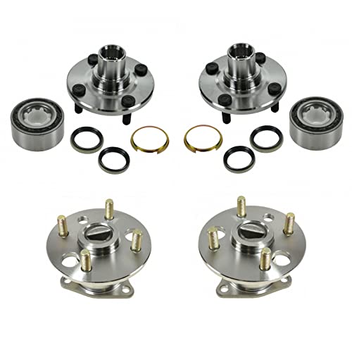 Image of TRQ 2 Piece Wheel Bearing & Hub Assembly Set