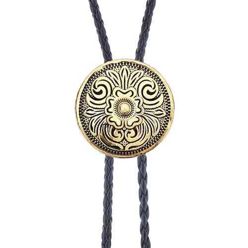 Image of Jeilwiy Bolo Tie for Men, Western Bolero Tie Cowboy Ties Native American Cowgirl Bolo Tie Accessories for Men Women