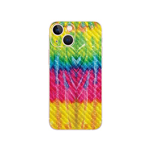 Image of MightySkins Carbon Fiber Skin Compatible with Apple iPhone 13 - Tie Dye 2 | Protective, Durable Textured Carbon Fiber Finish | Easy to Apply, Remove, and Change Styles | Made in The USA