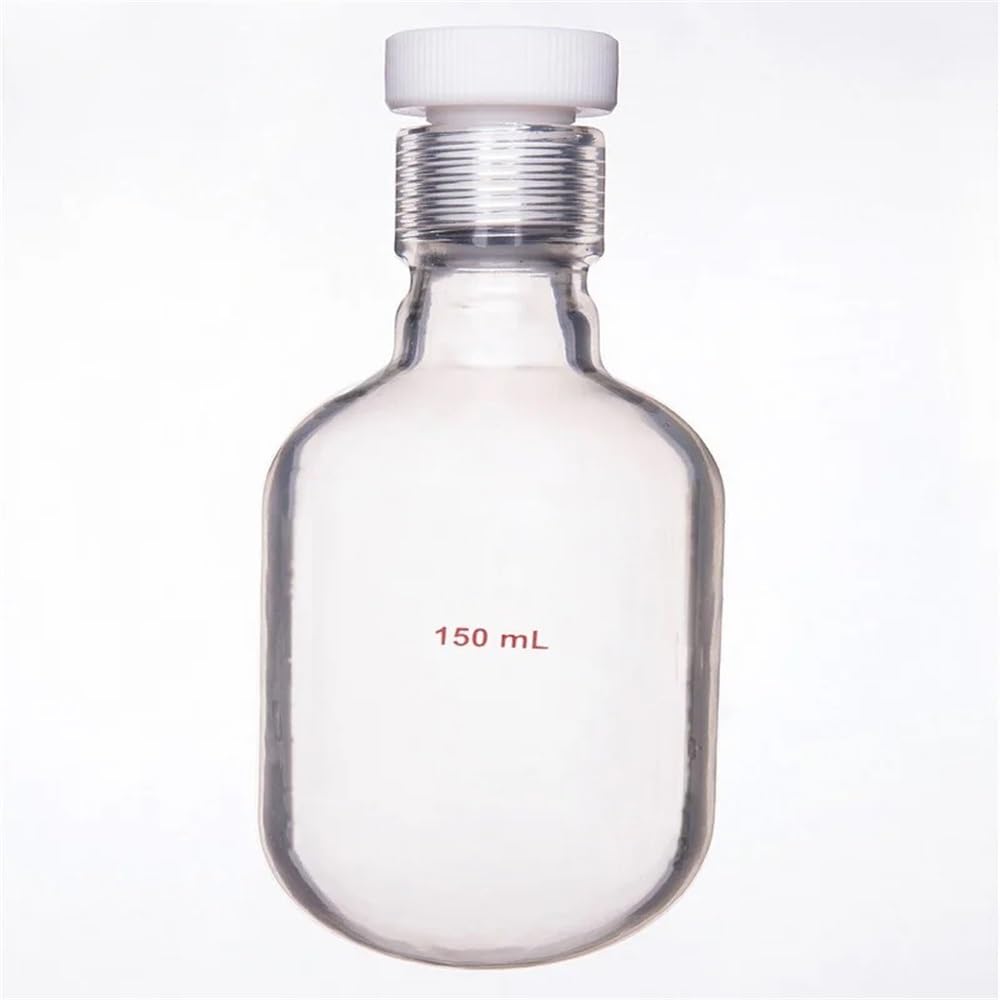 Cristalería de Laboratorio Tapón de rosca interna de PTFE for revestimiento de botellas de pared gruesa resistente a la presión P17(100mL-P170100D)