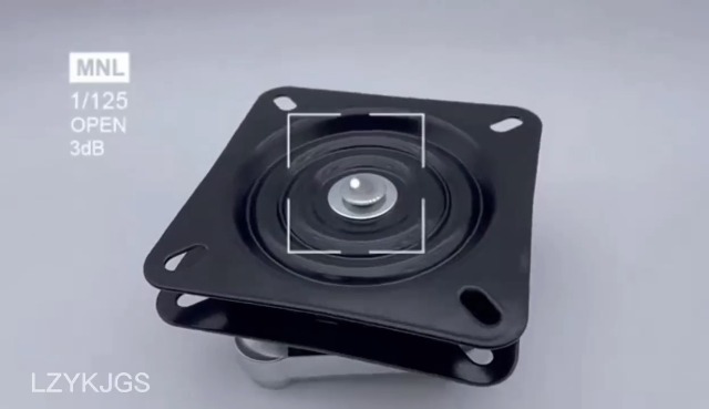 Piatto Girevole Quadrato 178mm In Acciaio – 360° Con Cuscinetti, Per Sgabelli, Sedie E Tavoli, Carico 136kg - 3
