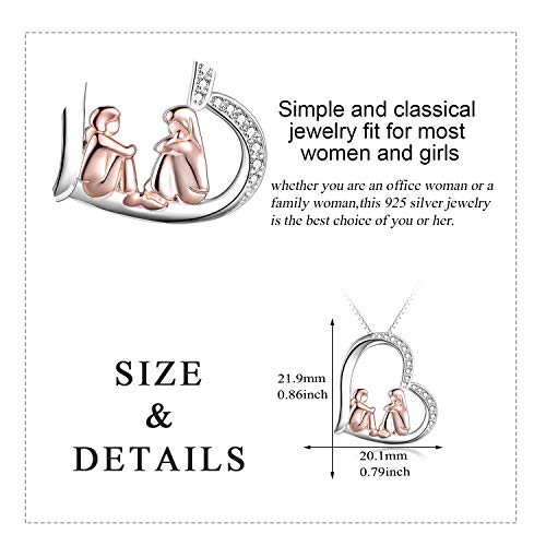 Collana Sorelle Collana in argento Sterling