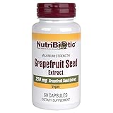 NutriBiotic – Grapefruit Seed Extract Capsules 250 mg, 60 Count | Maximum Strength with Bioflavonoid