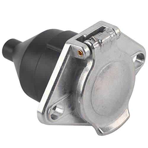 Conector adaptador universal 24V de 7 pines con sistema antitirones para cableado de remolque 5