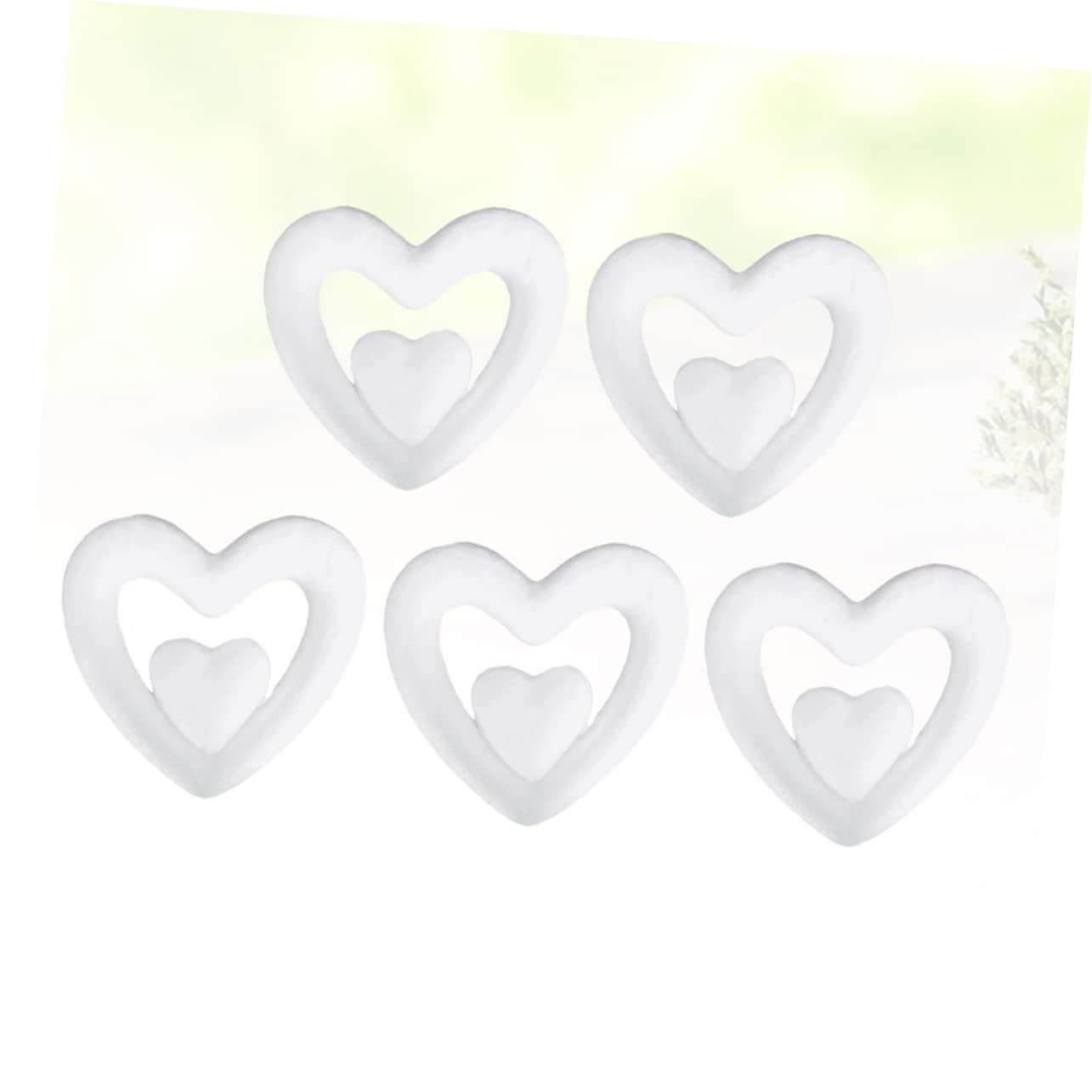 NUOBESTY 60 Stück Valentinstag Hängedekoration Herz Valentinstag Dekorationen Hochzeitsanhänger