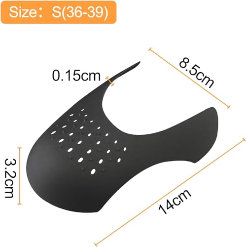 Image of GALENO multi Pair -Anti Wrinkle Shoe safe gaurd Indentation Protected Shoes Flod Guards for Running Casual Shoes For Men's 6-11 / Women's 5-9 Soft Material (2 SET GREY)