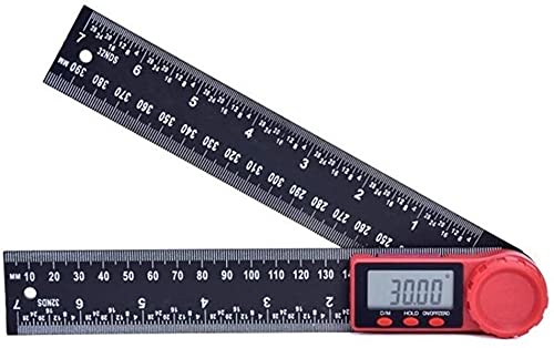 Goniomètre numérique digital angle finder RJJ avec règle LCD pour outil de menuiserie