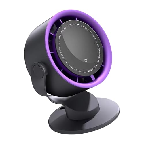 ZYHARUKO Práctico ventilador de escritorio pequeño y cómodo para colgar en la pared, 4000 mAh, recargable, refrigeración por aire para uso doméstico, ventilador silencioso de oficina