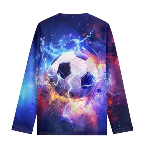 Boys Casual Long Sleeve T-Shirts Kids Fall Pullover Tops Novelty Graphic Tees Shirt Soft Spring Tshirts 3-16T3