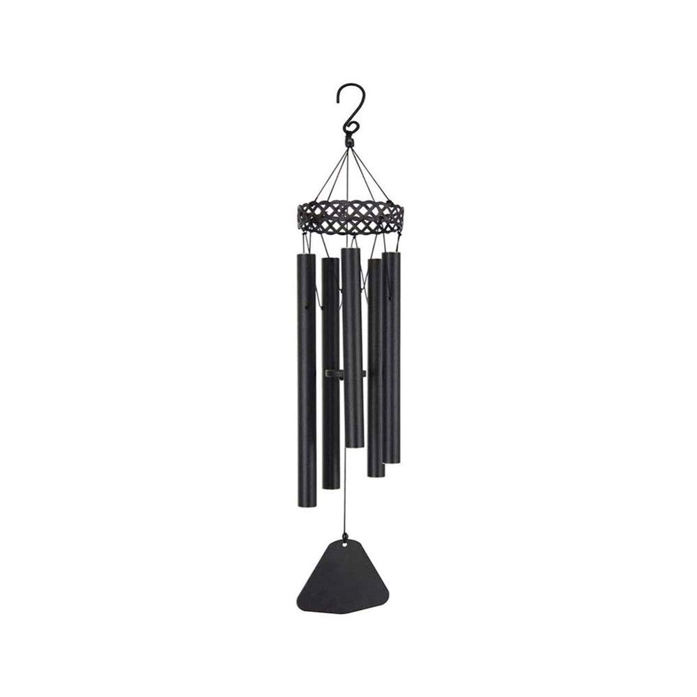 Vents carillons de l'extérieur, 5 Tubes métalliques Creux - Chemin d'eau avec Un Crochet pour intérieur et extérieur, carillons éoliens de 30 Pouces en Plein air