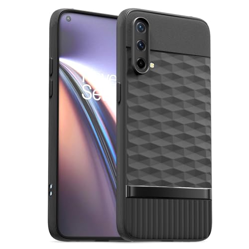 Image of Pikkme Back Cover for Oneplus Nord CE 5G Camera Protection 3D Hexa Cube Design Silicone Protective Bumper Case (Black)