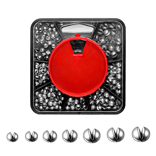 Angelblei Set 50 Stück Tropfenförmig - 7g-40g Für Grundangeln Und Meeresangeln