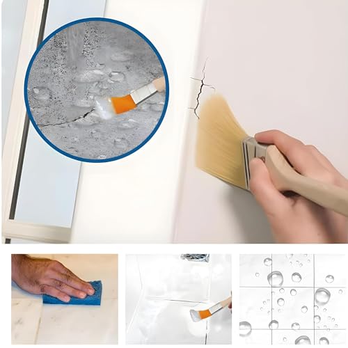 Transparent Waterproof Coating, Super Strong Anti-Leakage Agent, Invisible Leakage Protection Glue Repairing Adhesive (300GM PACK OF 1)