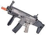 Evike x Cybergun Scar-L Licensed Full Size Spring Powered Airsoft Rifle (Clear)