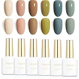 カラージェル emigoro ジェルネイル カラー 6色セット セルフネイル 初心者用 カラーネイルジェル 10ml/本 UV・LED対応