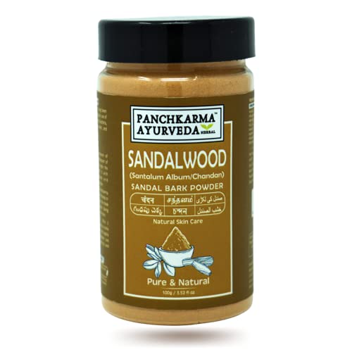 Herbal & Natural Sandalwood Powder (Santalum Album/chandan) For Fairness Sun-Tan Acne-Spot Face Pack (100g)