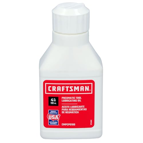 CRAFTSMAN Air Tool Oil, Pneumatic Tool Oil, 4 Oz (CMPCPO100)
