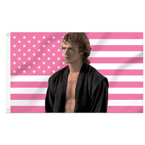 Shmbada Hayden dekorative Christenflagge, doppelt genäht mit 2 Messingösen, für drinnen und draußen, Wandbehang, AnakinSkywalker Tapisserie, College-Schlafsaal, Raumdekoration (rosa amerikanisch, 90 x für 18,35 EUR bei amazon.de Bild: Shmbada Hayden dekorative Christenflagge, doppelt genäht mit 2 Messingösen, für drinnen und draußen, Wandbehang, AnakinSkywalker Tapisserie, College-Schlafsaal, Raumdekoration (rosa amerikanisch, 90 x für 18,35 EUR bei amazon.de