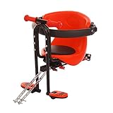 Fácil de instalar: este asiento de bicicleta montado en la parte delantera se instala fácilmente y no se necesita más herramientas Y es aplicable a bicicletas plegables bicicletas compartidas de la ciudad bicicletas de montaña bicicletas de carretera y bicicletas eléctricas etc
