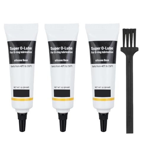 MOLZINY 3 piezas Grasa de silicona para cafeteras automáticas lubricante Grasa De Junta Tórica Multiusos Lubricante de Silicona Transparente para Máquinas Grasa de Silicona para Cafeteras Automáticas