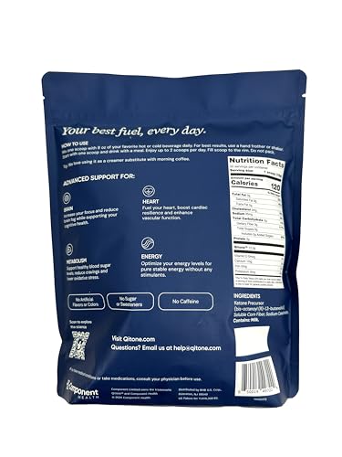 Image of Pro Ketone Powder, Rapid Ketones for IQ Boost & Reducing Brain Fog, Keto Support, Post Workout Recovery, 0 Sugar, 0 Sodium, Unflavored, 30 SVG