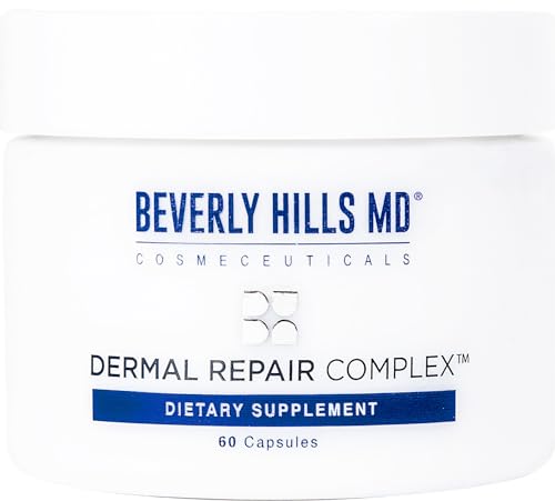 Dermal Repair Anti-Aging Supplement - Hyaluronic Acid, Collagen, Vitamins for Smooth, Plump Skin