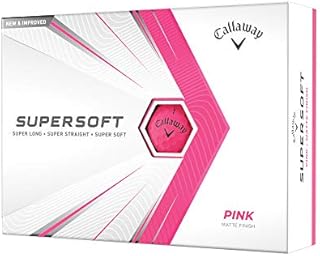 Callaway Golf Supersoft Golf Balls (2021 Version, Pink)