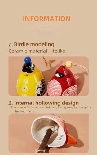 Carillon éolien oiseau cadeau idéal pendaison de crémaillère et jardin - 6