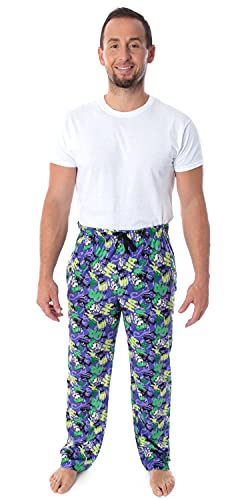 DC Comics Men's The Joker Character Faces HA! HA! HA! Allover Pattern Adult Sleep Lounge Pajama Pants4