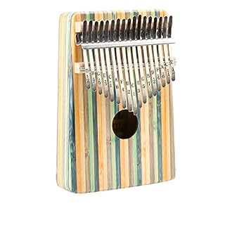 Pouce Piano Personnalité Bambou coloré Mbira Kalimba Thumb Piano 17 clés for chilren Adultes débutants Facile à… - Les Beatles, Paul McCartney, John Lennon, RIngo Starr, George Harrison