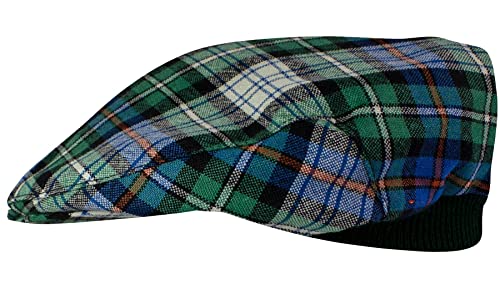 Casquette plate tartan Mackenzie de fabrication écossaise authentique en taille unique