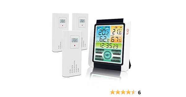Amazon.co.jp: デジタル温湿度計 外気温度計 ワイヤレス 室内 室外