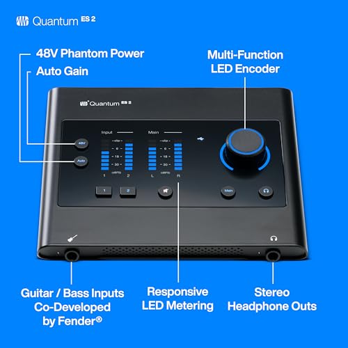 Presonus 2777700503 Quantum Es 2 2 X 2, 24-Bit / 192 Khz Usb-C Audio Interface thumb #2