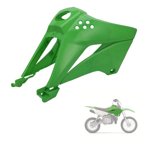 Dirt Bike Fuel Tank Cover: Durable Protection for Your Off-Road Adventure 3 CHANGCHENG Dirt Bike Fuel Tank Cover for KLX110 Gas Tank Cover Plastic for KLX 110/KLX 110L 2010-2024 Green