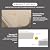 Rattaner 9 Pieces Outdoor Sectional All-Weather Wicker Patio Furniture Set Patio Sectional Glass Patio Table Non-Slip Cushions and Waterproof Covers, Khaki