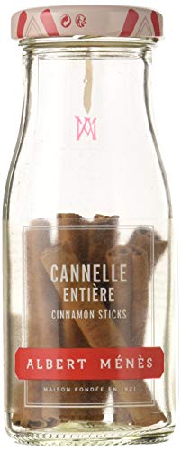 Cannelle Entière - Bâtons Entiers Préparés à la Main - 100% Naturel, sans Colorants ni Conservateurs - Produit Conditionné en France - Épice Aromatique - 20g - ALBERT MÉNÈS