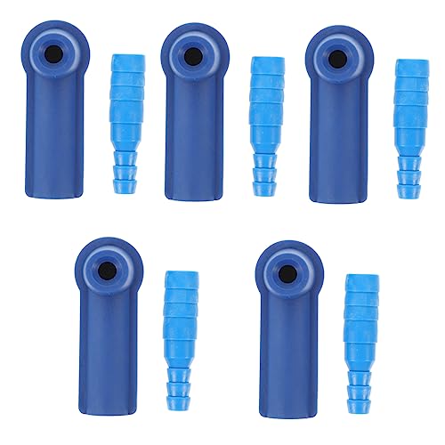 PRETYZOOM Professional Car Brake Oil Parts 5pcs Brake Fluid Connector Bleeder for Quick Car