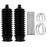 Protection supérieure contre les contaminants : scelle les joints de biellette de direction intérieurs de la saleté, de la poussière, de l'eau et de la saleté de la route pour éviter l'usure prématurée de votre système de crémaillère et de pignon.