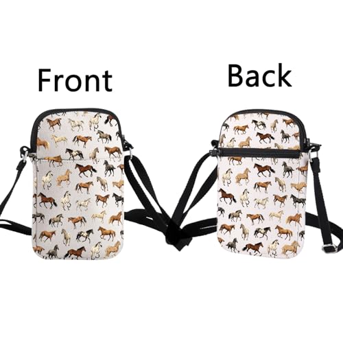 TOBGBE Horse Gifts Horse Lover Crossbody Shoulder Bag Inspirational Horse Gift for Women Horse Stuff Horse Trainer Gift3
