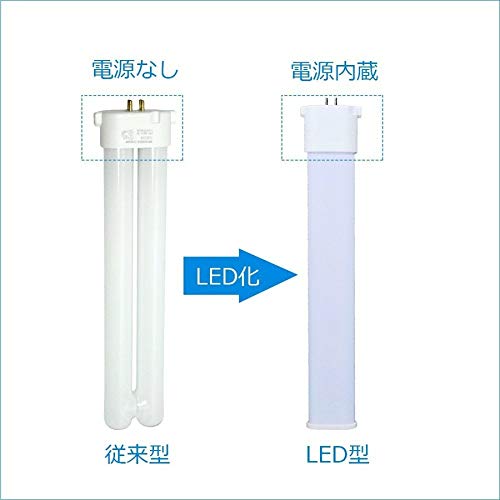 Amazon | LEDツイン蛍光灯 FPL27EX-N FPL27EXN FHP23EN FPL27EX/ FHP23