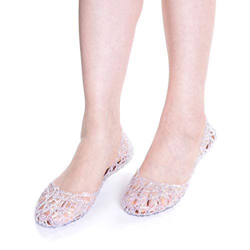 Image of Dear Time Women Flat Heel Summer Beach Jelly Shoes