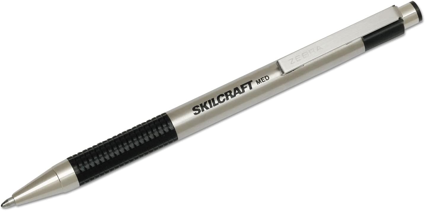 7520016661049 SKILCRAFT Zebra Ballpoint Pen, Retractable